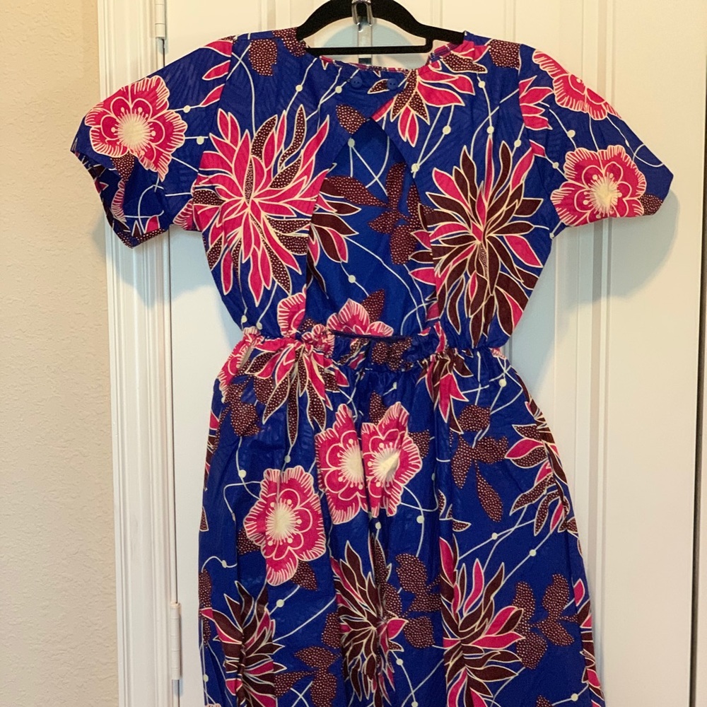 African Print Mini Dress